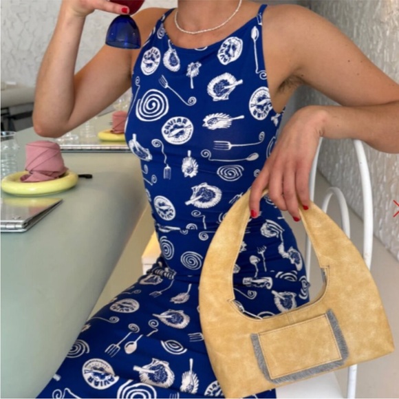 Maya Dress Lisa Says Gah - Caviar Dreams Blue - medium NWT - Picture 7 of 7